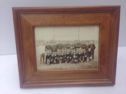 main photo of Framed Photo 5X7 Vintage Football Team