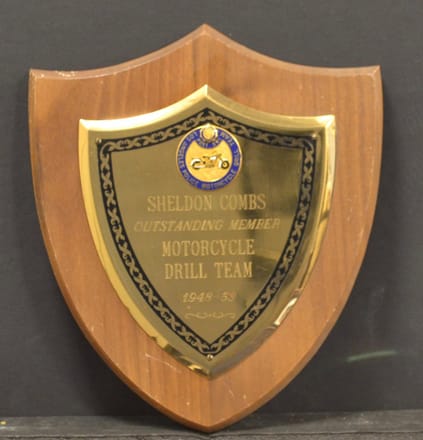 main photo of Motorcycle Police Plaque