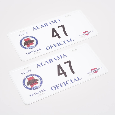 main photo of Alabama State Trooper Licence Plates - 47