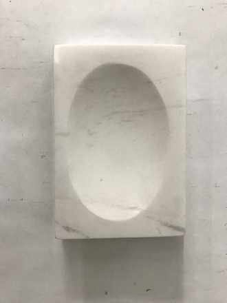 main photo of White Marble Soap Plate