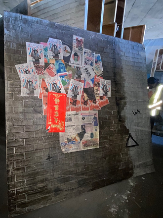 main photo of Brick Wall with Street Art 8' x 8'