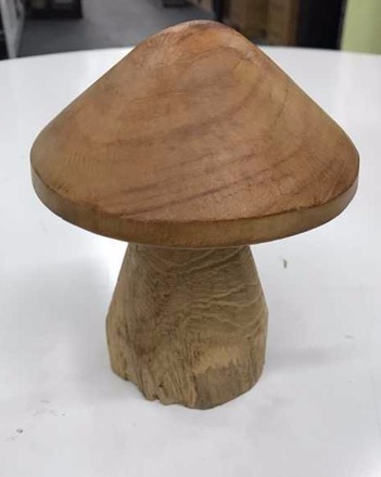 main photo of Carved Wooden Mushroom