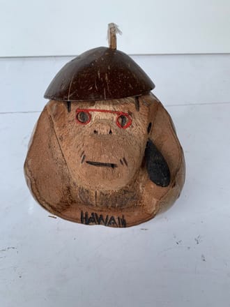 main photo of Carved Coconut Monkey