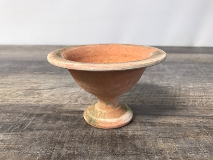 main photo of Aged Terracotta Footed Bowl C