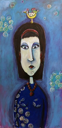 main photo of Figurative Woman in Blue