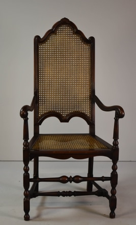 main photo of Gothic Chair with High Caned Back and Caned Seat