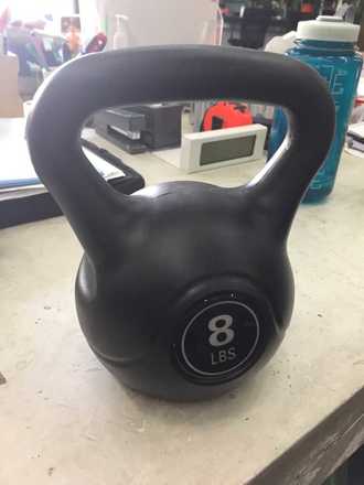 main photo of 8 lb. kettle bell