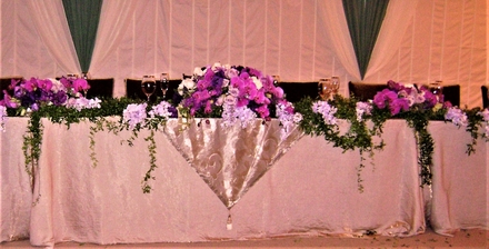 main photo of Fresh Floral Wedding Head Table