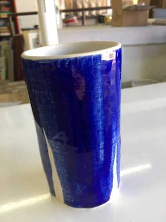 main photo of Blue Ceramic Vase