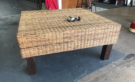 main photo of Square Woven Coffee Table