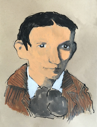 main photo of COVROB-Portrait of Picasso 20x16"