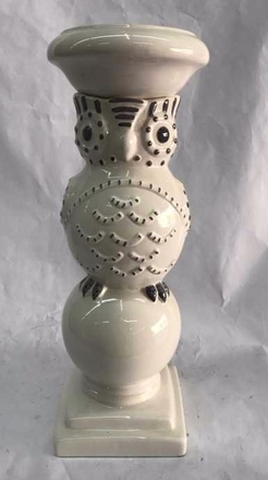 main photo of Ceramic Owl Candle Holder