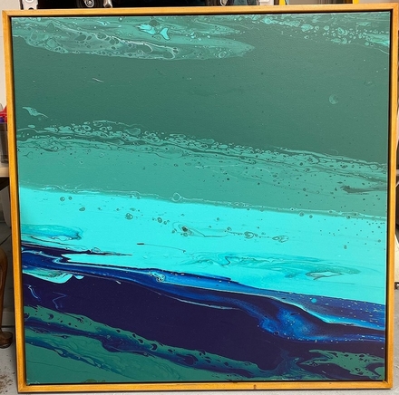 main photo of Large Teal Abstract
