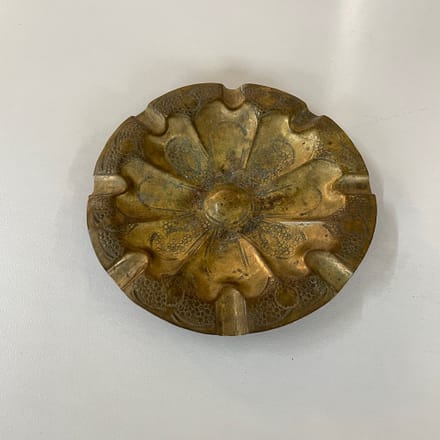 main photo of Floral Brass Ashtray