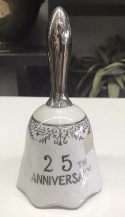 main photo of 25 Anniversary Ceramic Bell
