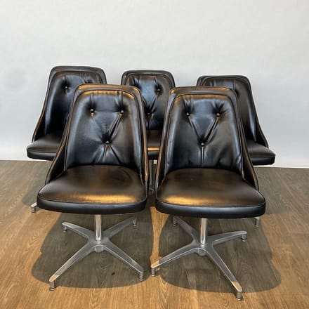 main photo of Black Tufted Conference Chairs