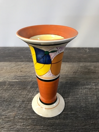 main photo of Vintage Ceramic Orange Bud Vase