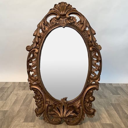 main photo of Rococo Wall Mirror Oval