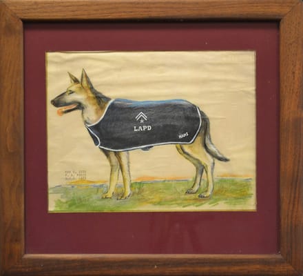 main photo of K-9 Police Dog Artwork