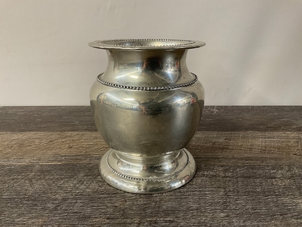 main photo of Rounded Silver Vase