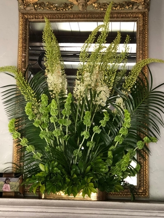 main photo of Fresh Floral Mantel Arrangement