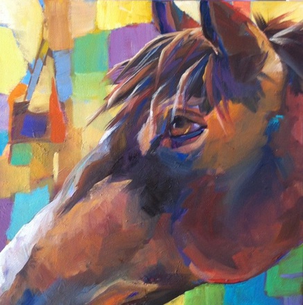 main photo of Horse Painting Multi color 1