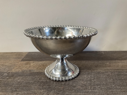 main photo of Silver Sphere Rim Footed Bowl