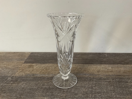 main photo of Cut Crystal Fluted Vase
