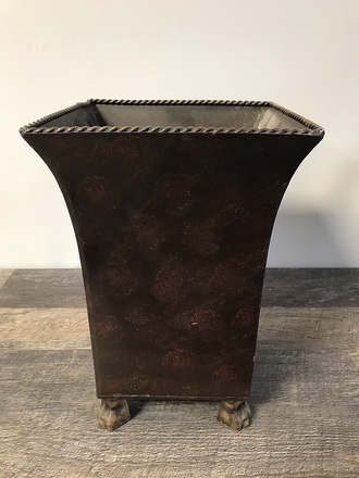 main photo of Painted Metal Footed Vase