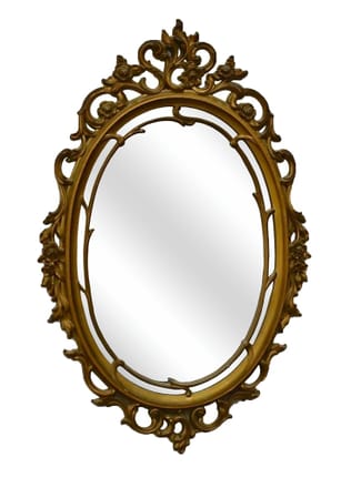 main photo of Scroll Gold Mirror