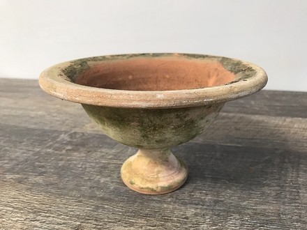 main photo of Aged Terracotta Footed Bowl B