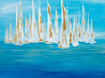 main photo of Abstract Seascape Painting
