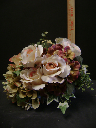 main photo of Neutral Hydrangea and Rose Centerpieces