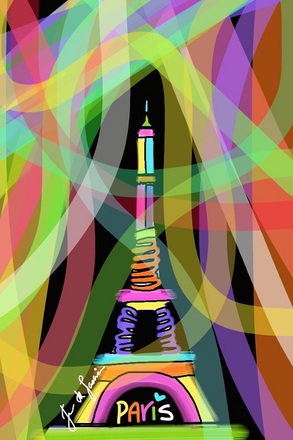 main photo of Paris Eiffel Tower Poster