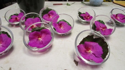 main photo of Fresh Floral Orchid Cocktail Tables