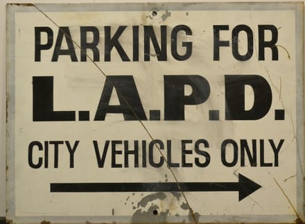 main photo of Police Parking Sign