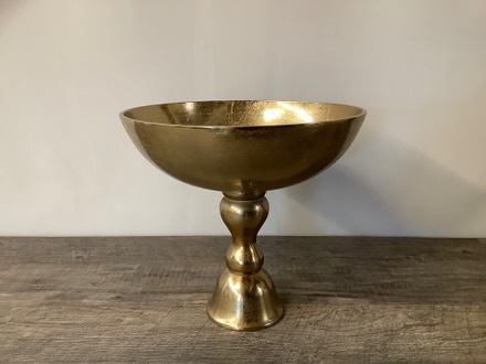 main photo of Gold Metal Raised Bowl