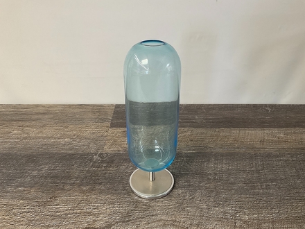 main photo of Blue Glass Capsule Vase