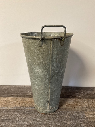 main photo of Galvanized Metal Single Handle Floral Bucket