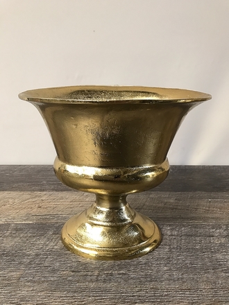 main photo of Gold Oval Vase