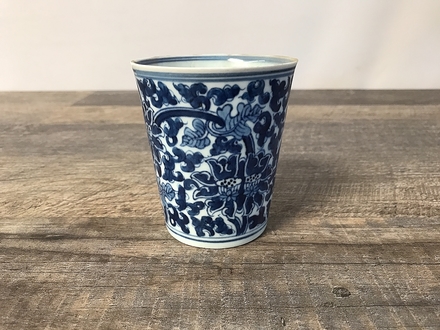 main photo of Asian Blue and White Porcelain Cup