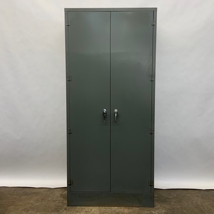 main photo of Grey Storage Cabinet, Tall Metal