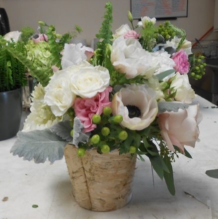 main photo of Fresh Floral Small Wedding Centerpiece