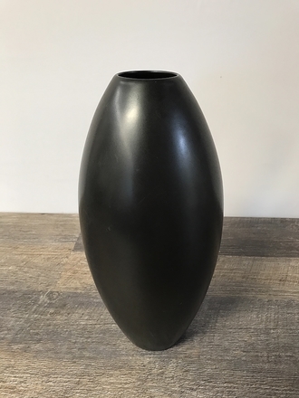 main photo of Black Ceramic Oval Vase