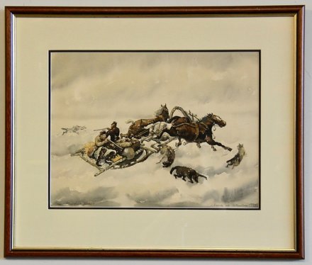 main photo of Flight of Horse Sleigh in the Snow