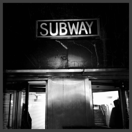 main photo of RANABB-Subway BW 20X20"