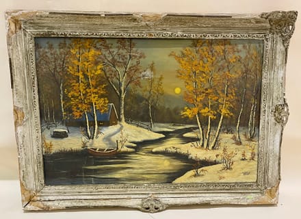 main photo of Winter Scene with Fall Trees
