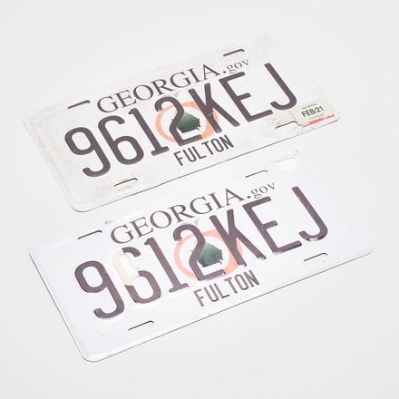 main photo of Georgia Licence Plates (Pair, Metal Raised) - 9612KEJ