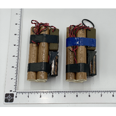 main photo of Satchel Bombs Rigged To Light x3