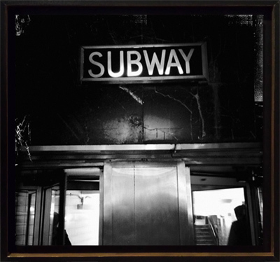 main photo of RANABB-Subway Entrance BW 25x25"